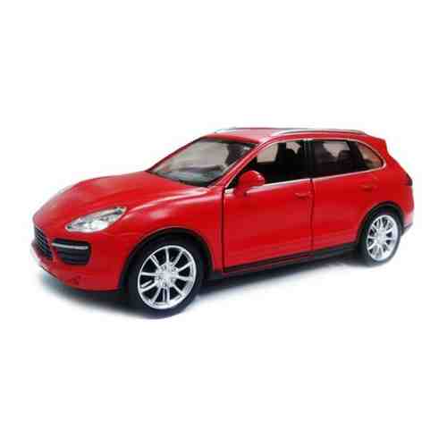 1:32 Porsche Cayenne Turbo, инерционная красная игрушка Uni Fortune 554014M(B) арт. 102873960