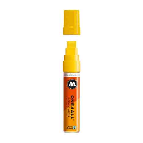 Акриловый маркер Molotow 627HS One4All 15 мм 627201 (006) zinc yellow желтый 15 мм арт. 101392599173