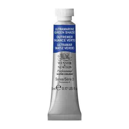 Акварель Winsor&Newton Акварель Winsor&Newton PROFESSIONAL туба 5мл, ультрамарин зеленоватый арт. 101326244716