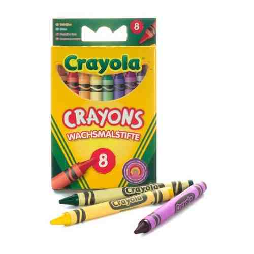 Crayola Crayola Crayons Разноцветные стандартные восковые мелки, 8 шт. 0008C арт. 30135005