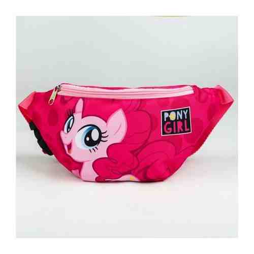 Cумка на пояс «My Little Pony» , 25 x 6 x 13 см, отдел на молнии, без подклада, HASBRO арт. 101462573811