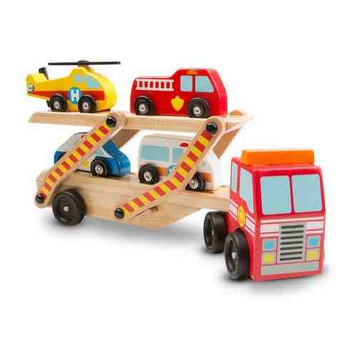 Деревянная игрушка Melissa & Doug Погрузчик Службы спасения арт. 100897746088