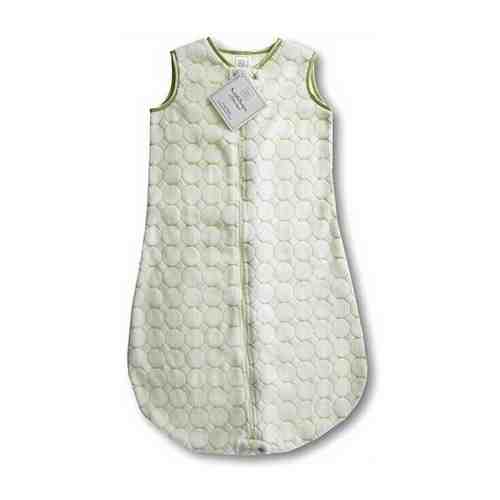 Детский спальный мешок SwaddleDesigns zzZipMe 6-12 М Kiwi Puff Circle арт. 1488543639