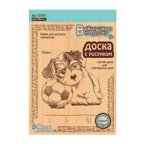 Доски для выжигания 2 шт Песик (блистер) арт. 33209013