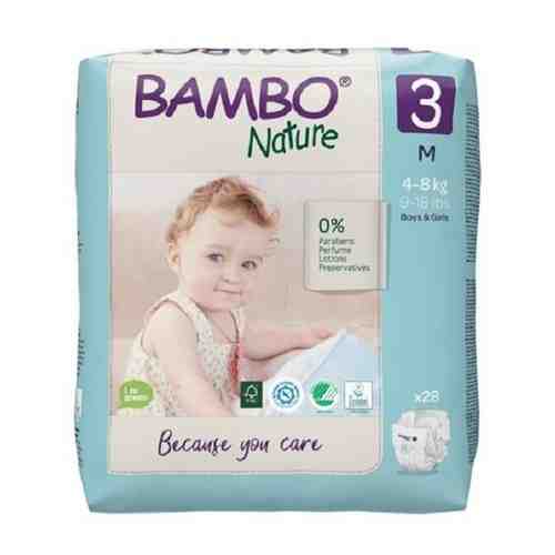 Эко-подгузники BAMBO NATURE 3 (4-8 кг), 28 шт. арт. 101282601013