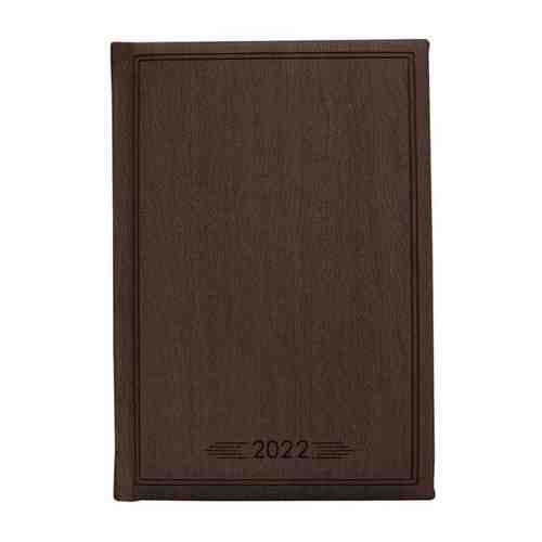 Ежедневник датированный 2022 т.коричн А5, 176л. Wood AZ2032emb/dark-brown арт. 101489534155