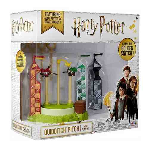 HarryPotter Jakks Игровой набор Поле для квиддича - Гарри Поттер (Harry Potter Quidditch Pitch Arena Mini Playset) арт. 101360963300