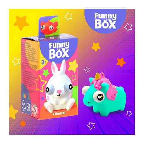 Игровой набор Funny Box «Зверюшки»: карточка, фигурка, лист наклеек арт. 101336770372