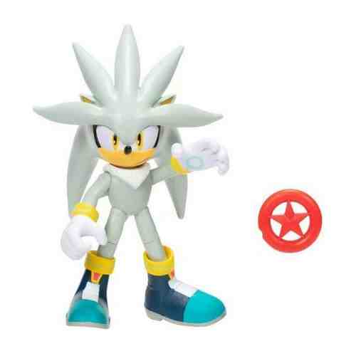 Игровые наборы и фигурки: Фигурка Сильвер (Silver) супер Соник - Sonic The Hedgehog, Jakks Pacific арт. 1755367015