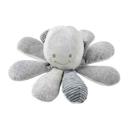 Игрушка мягкая Nattou Soft toy (Наттоу) Lapidou Activity Octopus Осьминог grey 879743 арт. 1395613683