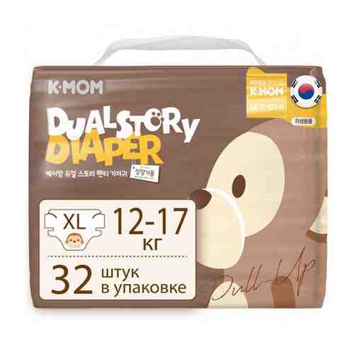 K-MOM подгузники-трусики DualStory размер 5/XL 12-17 кг 32 штуки арт. 101510923269