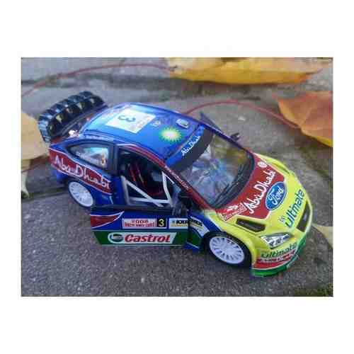 Коллекционная модель Ford Focus 2008 г. Abu Dhabi WRT, масштаб 1:32 18-41017 арт. 101462444996