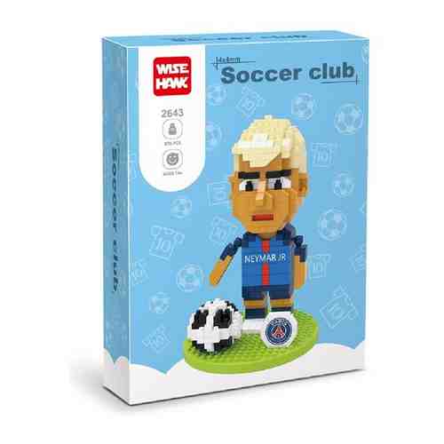 Конструктор Wisehawk Футболист Неймар 376 деталей NO. 2643 Neymar Soccer club арт. 858416007