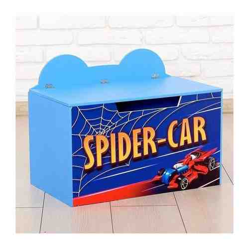 Контейнер-сундук с крышкой SPIDER CAR, цвет синий арт. 1737271458