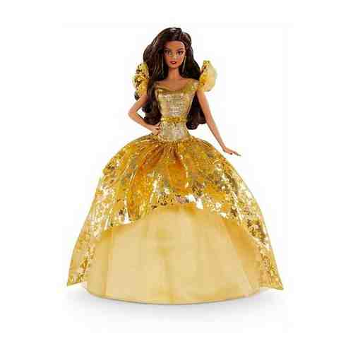 Кукла Barbie Holiday 2020 Doll Brunette Long Hair (Барби Праздничная 2020 брюнетка) арт. 667825030