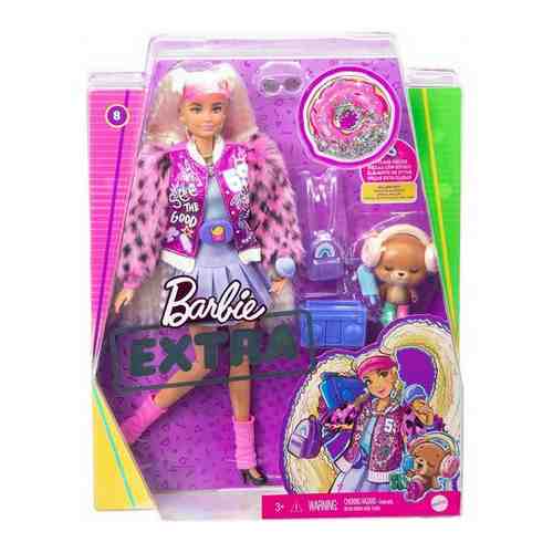 Кукла Mattel Barbie Экстра Блондинка с хвостиками GYJ77 арт. 101415275448