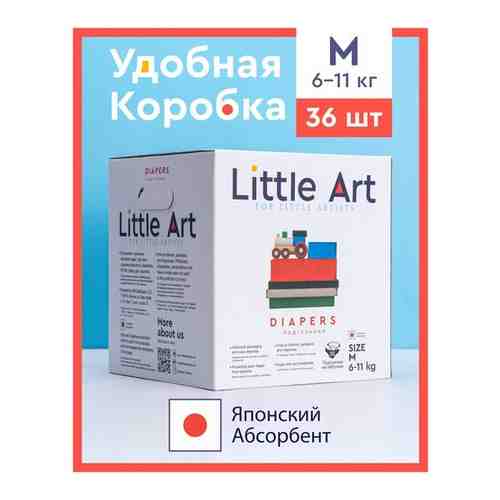 Little Art подгузники размер M 6-11 кг, 36 штук арт. 101510609831