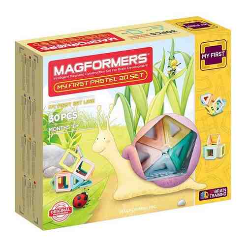 Магнитный конструктор MAGFORMERS 702013 My First Pastel 30 дет. арт. 1729753234