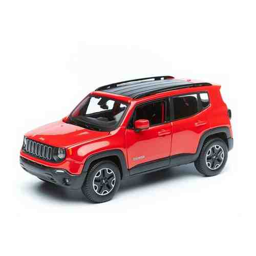 Maisto Машинка Jeep Renegade, 1:24 красная арт. 101089357348