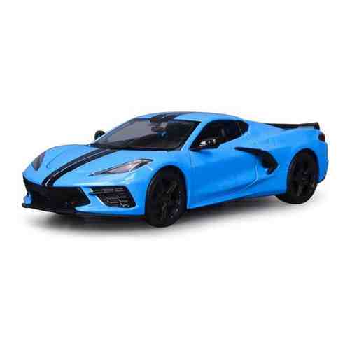 Maisto Машинка металлическая Chevrolet Corvette C8 2020, 1:24, голубая арт. 101414714658