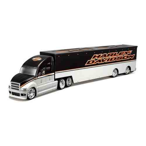 Maisto Машинка металлическая Harley-Davidson Custom Haulers, 1:64, черно-серая арт. 101416489109