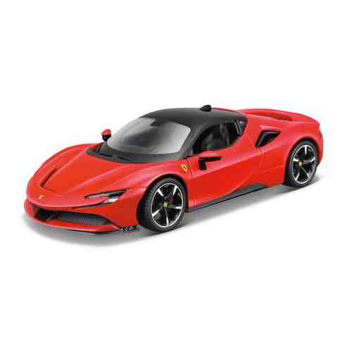 Maisto Машинка металлическая сборная Ferrari SF90 Stradale, 1:24, красная арт. 101416439313