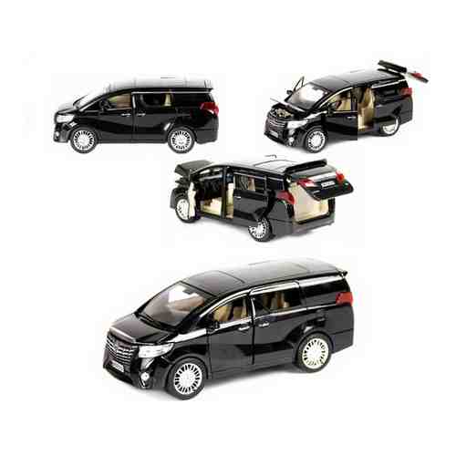 Металлическая машинка XLG 1:24 Toyota Alphard 20 см. свет, звук (Цвет: Белый) арт. 101722742495