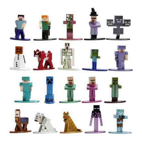 Набор Jada Toys Nano Metalfigs Minecraft wave 2 1.65