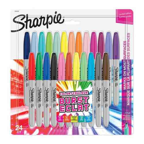 Набор маркеров перманентных Paper Mate Fine 1956292 Sharpie (24шт.) арт. 100986158890