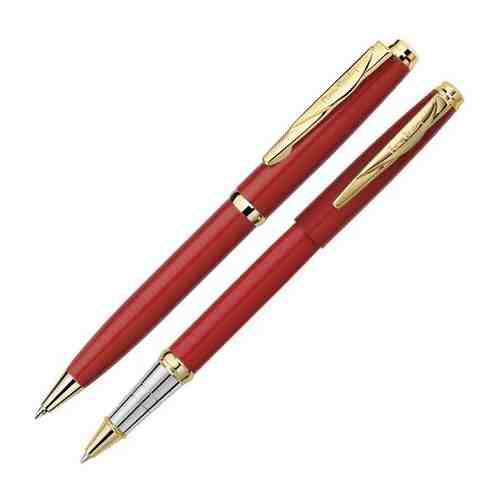 Набор Pierre Cardin PEN&PEN: ручка шариковая + роллер. Цвет - красный.Упаковка Е. арт. 101268768548