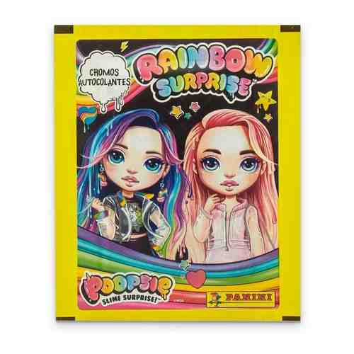 Наклейки Panini Poopsie rainbow surprise, 5шт. в наборе, , пакет ( Артикул 321563 ) арт. 907474359