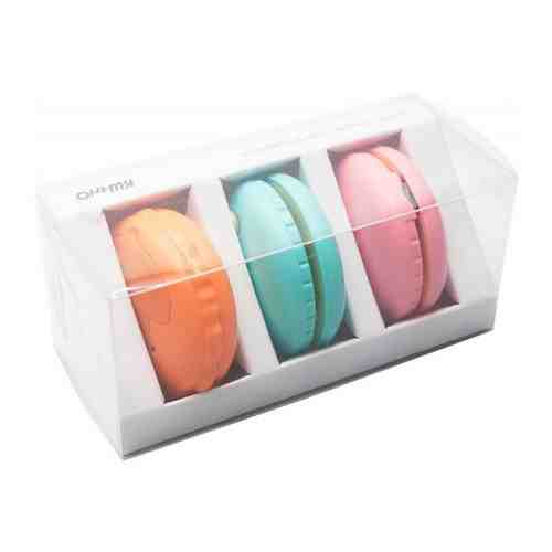 Настольный набор Kw-Trio 6351 Macaron 3 предмета пластик ассорти арт. 101393441746