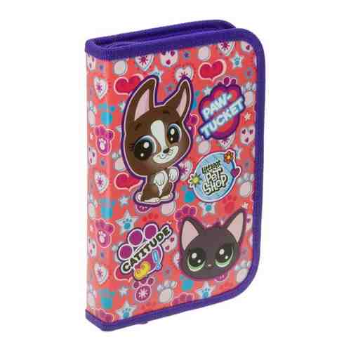 Пенал Littlest Pet Shop LPGB-UT1-031PR. Жесткий, ламинированный, на молнии, арт. 101421080745