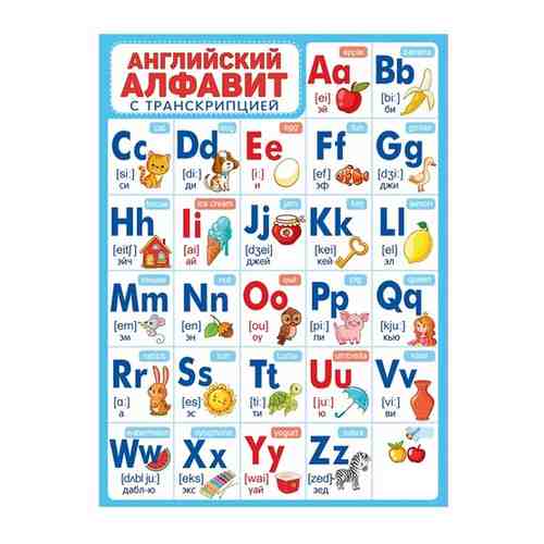 Плакат настенный Империя поздравлений Английский алфавит, 440*600мм ( Артикул 323921 ) арт. 956913885