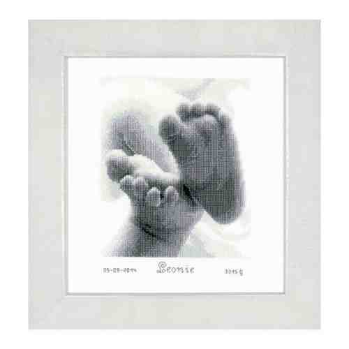 PN-0149170 Набор для вышивки крестом Vervaco Baby Feet Birth Sampler Маленькие ножки арт. 101495935709