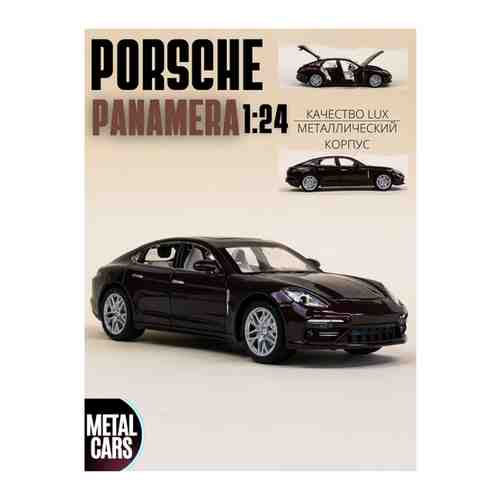 Порше Панамера Porsche Panamera 21 см (1:24) металл, инерция, открываются двери, капот и багажник, свет и звук арт. 101703463449