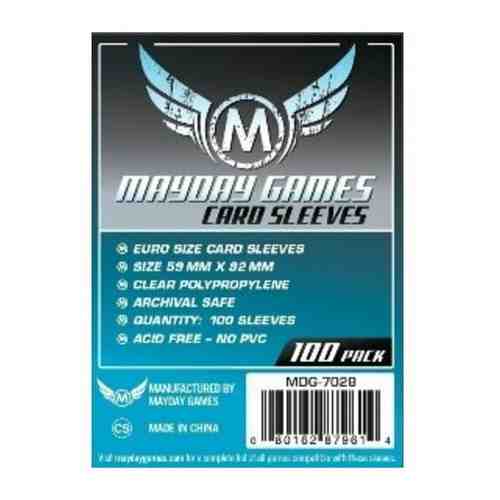 Протекторы Mayday Games Euro Card Sleeves - 59 x 92 мм (100шт) арт. 101333093575