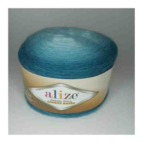 Пряжа Alize Angora Gold Ombre Batik, 20 % шерсть, 80 % акрил, 150 г, 825 м, 4 шт., 7230 арт. 101715664248