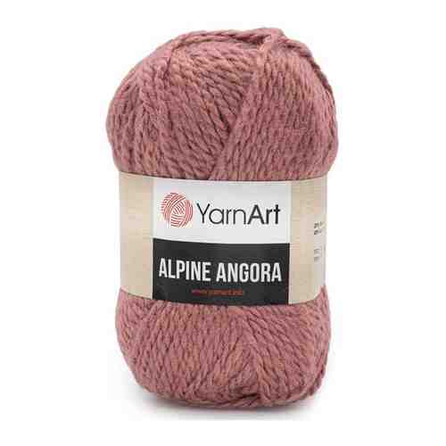 Пряжа для вязания YarnArt 'Alpine Angora' 150гр 150м (20% шерсть, 80% акрил) (340 нежно-розовый), 3 мотка арт. 101219996165