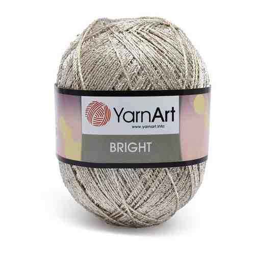 Пряжа для вязания YarnArt 'Bright' 90гр 340м (80% полиамид, 20% металлик) (236 желтый), 6 мотков арт. 101204917738