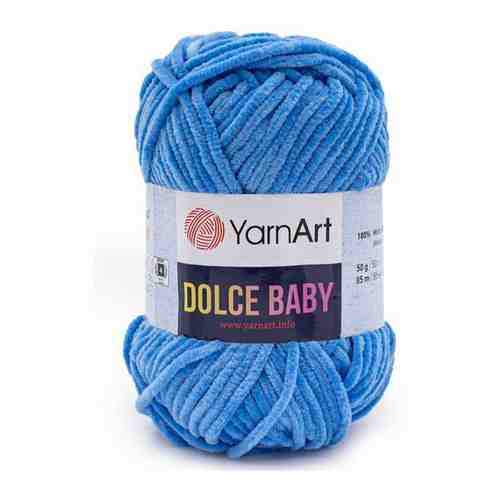 Пряжа для вязания YarnArt 'Dolce Baby' 50гр 85м (100% микрополиэстер) (776 голубой), 5 мотков арт. 101220094002