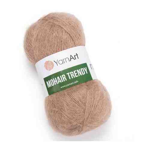 Пряжа для вязания YarnArt 'Mohair trendy' 100гр 220м (50% мохер, 50% акрил) (136 желтый), 5 мотков арт. 101504610878