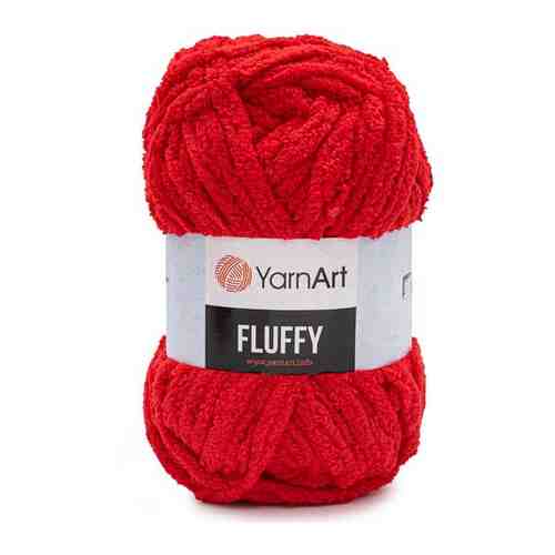 Пряжа Yarnart Fluffy - 722 серый арт. 1740593874