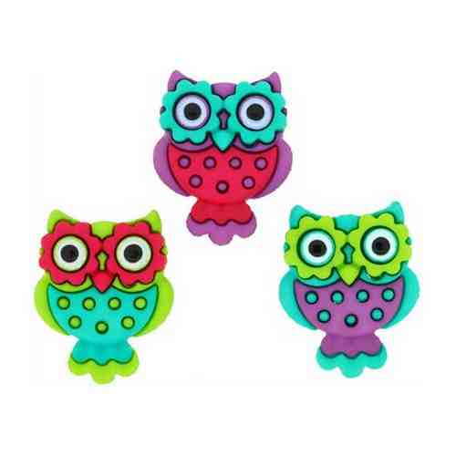 Пуговицы декоративные Retro Owls арт. 101400854080