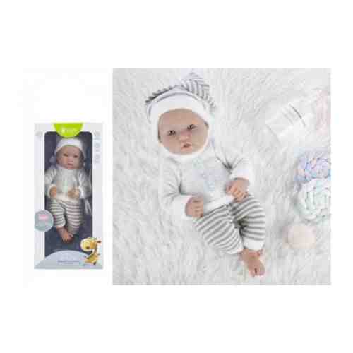 Пупс Pure Baby 35см в кофточке, штанишках и шапочке, с аксесс. Junfa WJ-B9967 арт. 101374733794