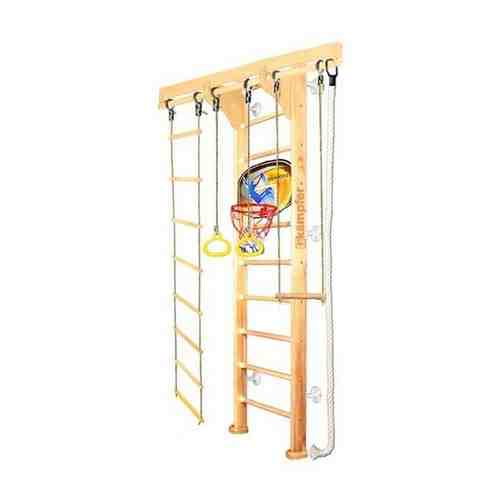 Шведская стенка Kampfer Wooden Ladder Wall Basketball Shield (№1 Натуральный Стандарт белый) арт. 847197006