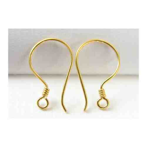 Швензы Simple Wire Vermeil Sterling Silver 17х11 мм (пара) арт. 101722259897