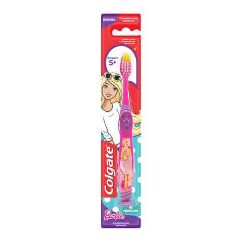 Зубная щётка Colgate для детей Spaiderman Barbie cтарше 5 лет 21494 арт. 1722542376